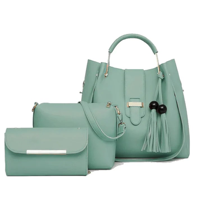 ALEXIA 3 PIECE Aqua HANDBAG SUMMER